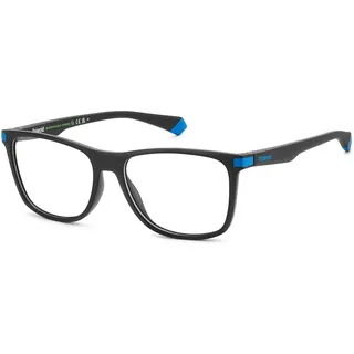 Polaroid PLD D514 Herren-Brille inkl. Gläser Vollrand Eckig Kunststoff-Gestell 55/16/140, blau