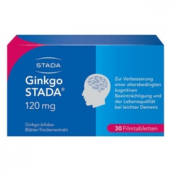 Ginkgo Biloba STADA 120MG FTA bei Gedächtnis- und Konzentrations