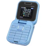 Zunate 2G Small Klapphandy, Faltbares Handy, 2 SIM Kartensteckplätze, 1,77 Zoll Kleines Display, Entsperrtes Klapphandy, Unterstützt UKW Radio, Schnellwahl, Vibration (Blue)