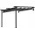Outsunny Pergola 297 x 297 x 230 cm dunkelgrau