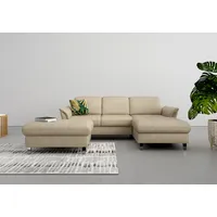 sit&more Ecksofa »Maggiore L-Form«, wahlweise mit Kopfteilverstellung, Bettfunktion und Bettkasten beige