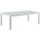 casa.pro Lerum Gartentisch 100 x 50 x 35 cm Weiß