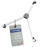 Magnetoplan Flipchart-Fahrgestell 680 x 190 x 110 mm Weiß/Grau