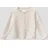 s.Oliver Junior Baby Strickjacke mit Ajourmuster - creme - 74