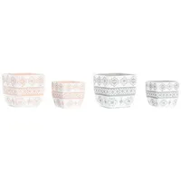 DKD Home Decor Blumentopfset DKD Home Decor Grau Beige