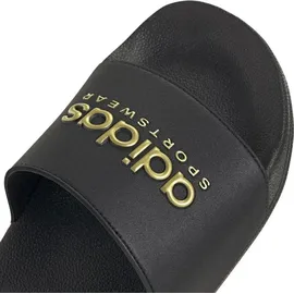 adidas Shower Adilette Core Black / Cloud White / Matte Gold 39