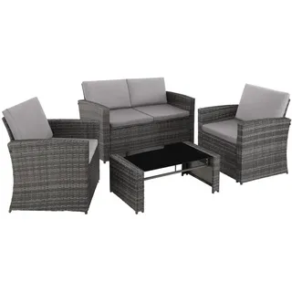 Tectake  Jesolo Set 5-tlg. grau
