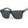Stylebreaker Unisex Shield Monoglas Sonnenbrille, Polycarbonat Glas und Kunststoff Rahmen, Retro Nerd Style 09020108, Farbe:Gestell Schwarz/Glas Grau getönt - Einheitsgröße