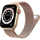 Widmann-Shop Smartwatch-Armband Apple Watch Armband Band Ultra 11 10 9 8 SE 7 6 5 4 3 2 1 38 - 49 mm, Schmutzabweisend, Atmungsaktiv rosa