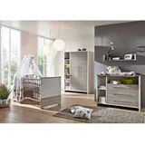 Schardt Kinderzimmer Eco Silber 3-tlg. mit 2-türigem Schrank