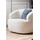 SalesFever Cocktailsessel Bouclé Stoff 88 x 69 x 89 cm Weiß