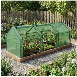 EDENIA Folien Gewächshaus 270 x 90 x 90 cm