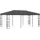 vidaXL Pavillon 3 x 6 m Anthrazit
