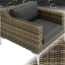 Tectake tectake® Modulares Rattanset Villanova 85 x 89 x 72 cm