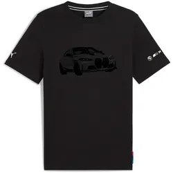PUMA BMW M Motorsport Essentials Graphic T-Shirt Herren 01 - PUMA black M