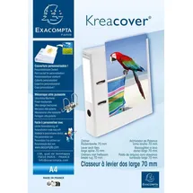 Exacompta Kreacover DIN A4 70 mm Weiß 10 St.