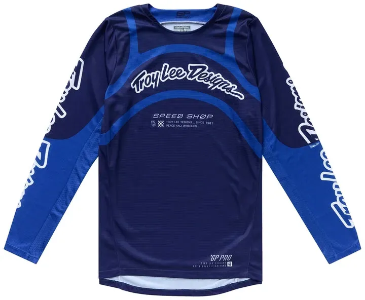Troy Lee Designs Gp Pro Swerve Jersey Dunkelblau/Blau - M
