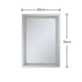 Mirrors & More Hermine 50 x 70 cm Silber