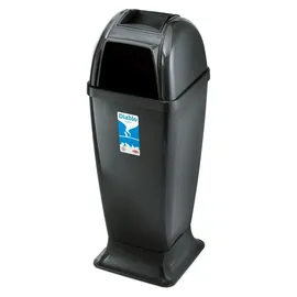 stefanplast Korb Diablo mit Aschenbecher anthrazit LT 50