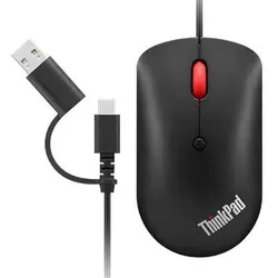 Lenovo ThinkPad Compact kabelgebundene Maus - USB, USB-C - schwarz