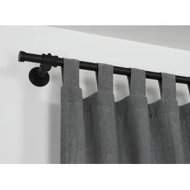 GARDINIA Gardinenstange Industrial Home Ø 25 mm schwarz 160 cm