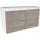 Fackelmann Waschtischunterschrank Lima 80 x 42 x 35 cm Weiß Matt