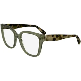 Longchamp LO2745 311 TRANSPARENT OLIVE/HAVANA 54/17/140 Damen Brillen - 54