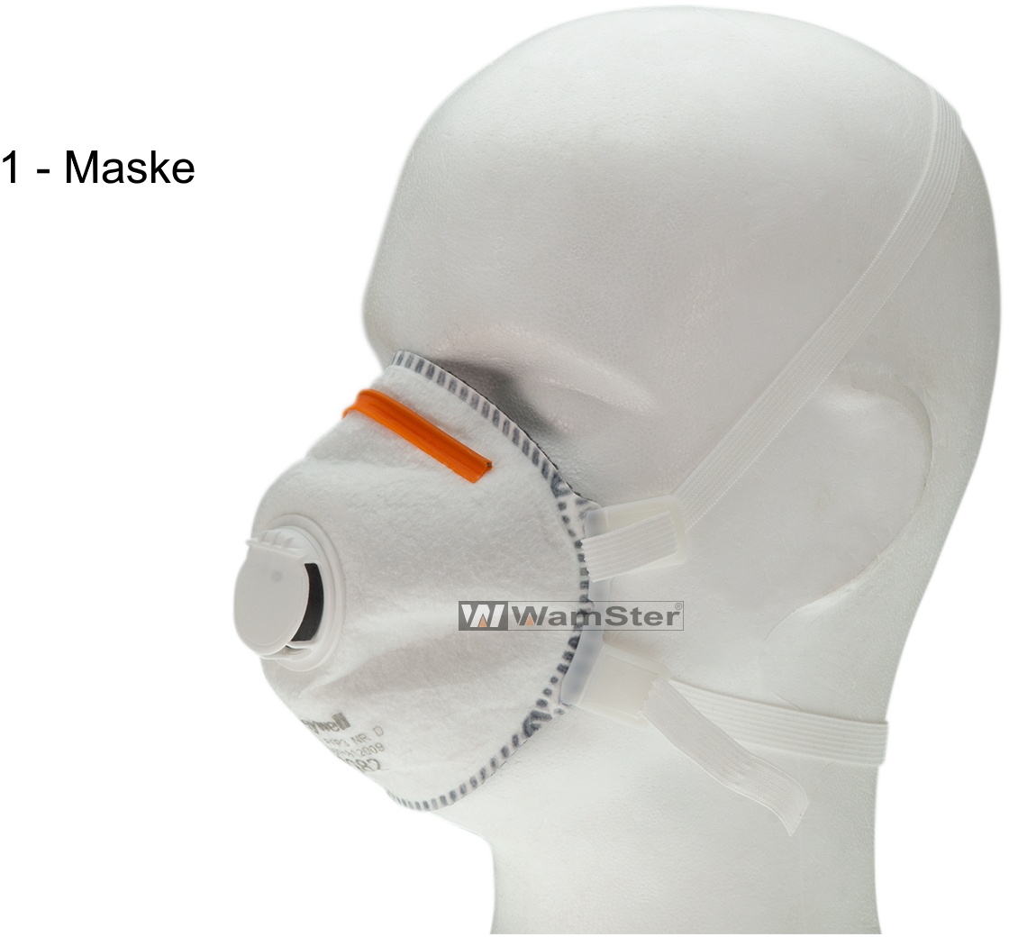1 x Honeywell 5321 M/L Filtrierende Halbmaske der Schutzklasse FFP3 NR D