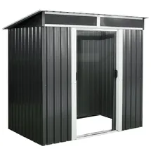 Zelsius Geräteschuppen 2,38 x 1,32 m anthrazit