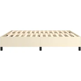 vidaXL Boxspringbett 180 x 200 cm Creme