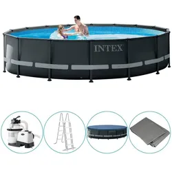 Pool - Intex - Ultra XTR-Rahmen - Pool mit Filterpumpe EINHEITSGRÖSSE