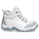 Abeba 2172 ANATOM Stiefel, S2, SRC, Weiß/Grau, Größe 45