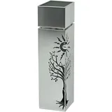 Garden Pleasure Pflanzsäule Baum 25 x 25 x 100 cm silber