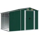 vidaXL Gerätehaus 2,77 x 1,93 m Grün