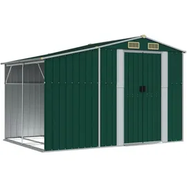 vidaXL Gerätehaus 2,77 x 1,93 m Grün