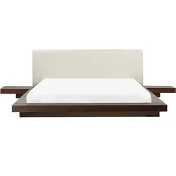 Bett mit Lattenrost ZEN 160 x 200 cm Dunkle Esche