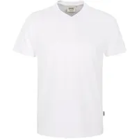 Hakro V-Shirt Classic weiß, M