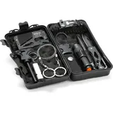 BLANKO Survival-Set in Schutzbox, 10-teiliges Outdoor-Kit für Camping, Wandern, Survival-Trips oder Notfall