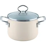 RIESS Nouvelle Avorio Fleischtopf mit Glasdecke l16cm 2l (0701-011)