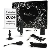 Sinful Erotische Adventskalender 2024 - Erotischer Paarzeit Adventskalender Sexspielzeug mit 24 Stück Sexspielzeug - Erotische Weihnachtskalender für Erwachsene - Adventskalender für Paare 2024