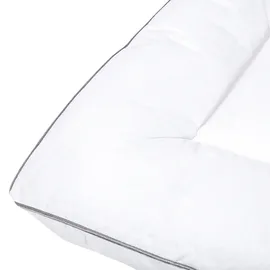 Beliani Howerla Bettdecke 220 x 240 cm Weiß