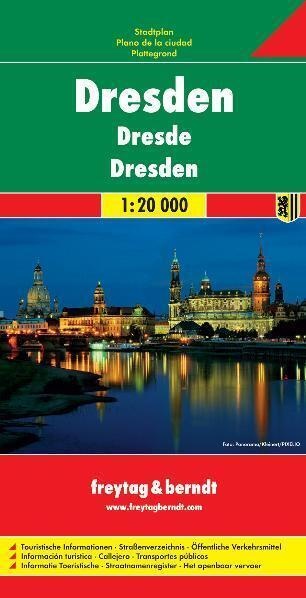 Dresden. Dresde  Karte (im Sinne von Landkarte)