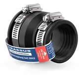 Crassus Adapterkupplung CAC 0562, bis 0,6 bar (48-56mm auf 38-43mm), EPDM / V2A