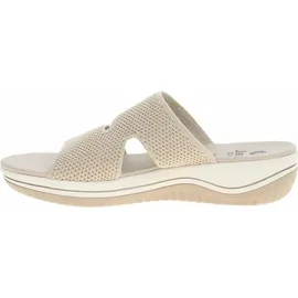 Jana Pantolette beige Gold H-Weite
