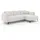 LeGer Home by Lena Gercke Ecksofa "Adelita mit Ottomane links oder rechts bestellbar, B/H/T 270/97/168", beige (creme), B:269cm H:97cm T:168cm, 100% Polyester, LEGER HOME BY LENA GERCKE, Sofas, Ecksofa, L-Form mit Wellenunterfederung, enthält 2 Zierkissen