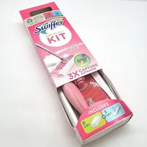 Swiffer KIT - 8x Boden Staubtücher + 3x Feuchte Bodentücher Limited Edition - Rosa