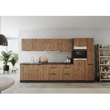 kochstation Küchenzeile KS-Lagos 330 cm beige