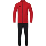 Jako Polyester Challenge Trainingsanzug rot/schwarz 164