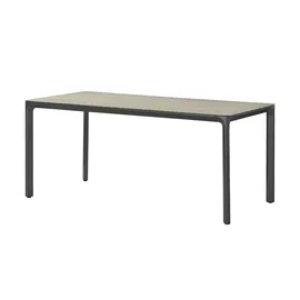Möbel Kraft New York Gartentisch 165 x 90 x 74,5 cm Holzfarben