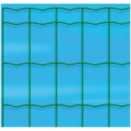 BETAFENCE Gartenzaun 2500 x 81 cm Blau/Kunststoff